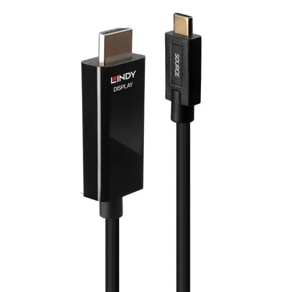 Lindy Cablu USB Type C la HDMI 4K60Hz cu HDR T-T 10m, Lindy L43317