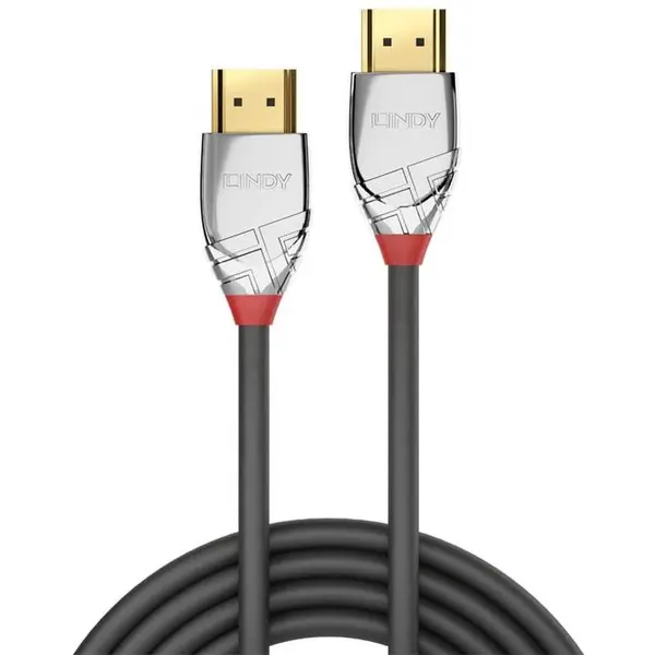 Lindy Cablu video LINDY Cromo, HDMI Male - HDMI Male, v2.0, 10m, Gri-Argintiu