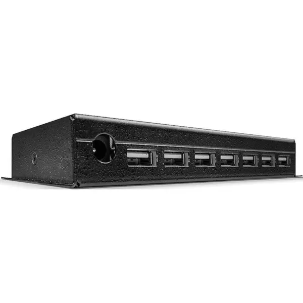 Lindy Hub USB LINDY 7 porturi, USB 2.0, Negru