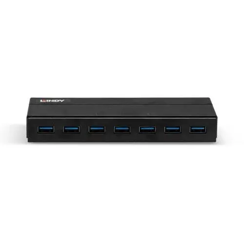Lindy Hub USB Lindy LY-43228, 7x USB 3.2 gen 1, Black