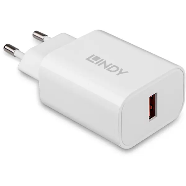 Lindy Incarcator retea Lindy 73412, USB -A, 18W, White