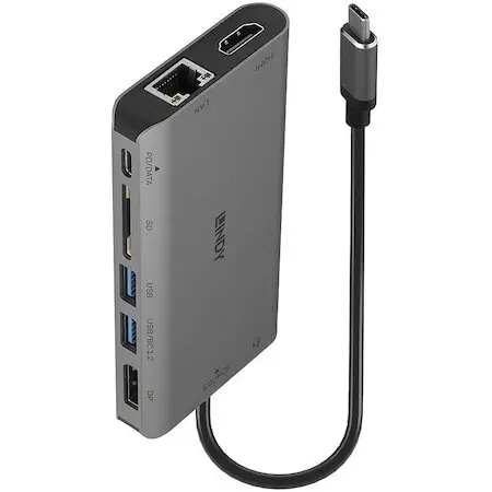Lindy Mini Docking Station Lindy USB 3.2 Type C - 4K HDMI & DP