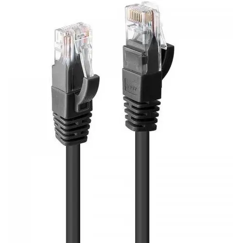 Lindy Patch Cord Lindy LY-48077, U/UTP, Cat.6, 1m, Negru