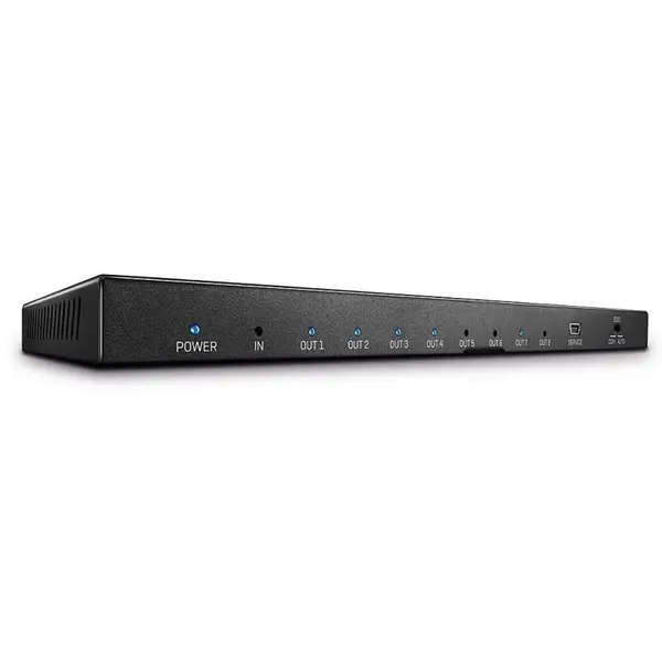 Lindy Splitter HDMI Lindy, 8 porturi, 4K@60Hz, HDR