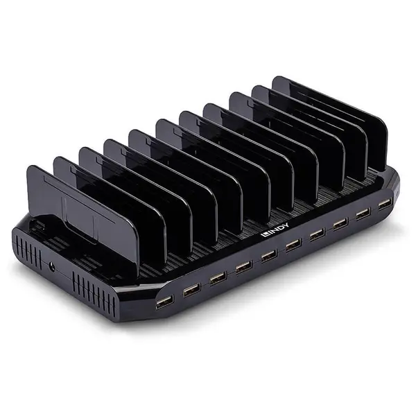 Lindy Statie de incarcare Lindy cu 10 porturi USB, 96W, 73309