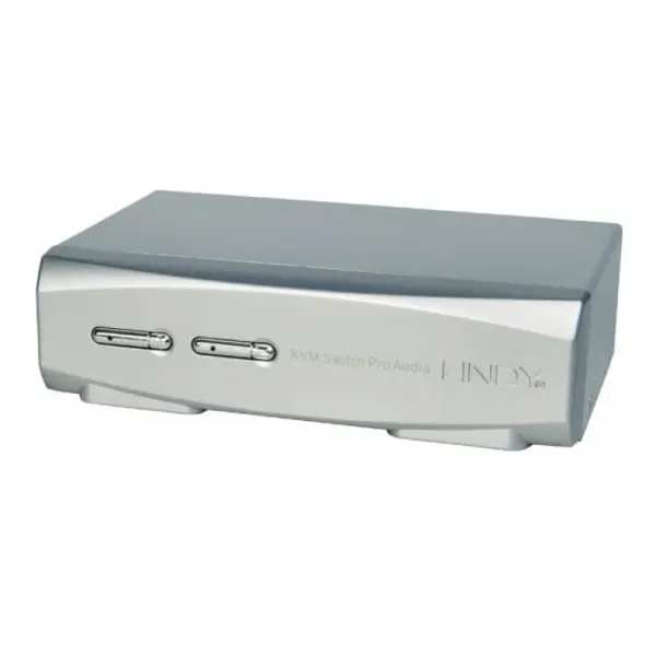 Lindy Switch KVM 2 porturi DisplayPort 1.2, USB 2.0 & Audio, Lindy L39304