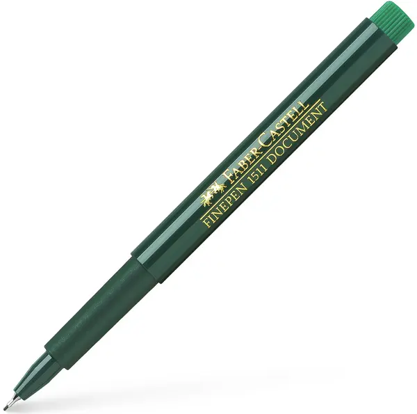 Liner Faber-Castell 1511 - Verde, 0.4 mm