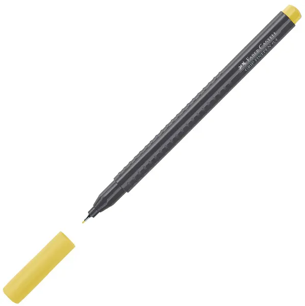 Liner Faber-Castell Grip - Galben, 0.4 mm