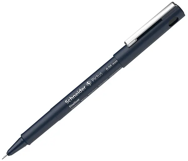 Liner Schneider Pictus - 0.05 mm, negru