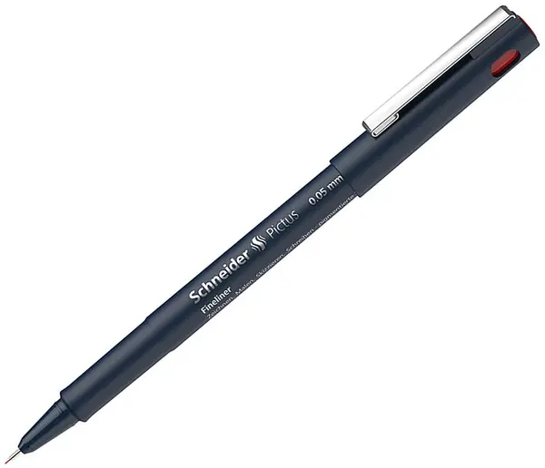 Liner Schneider Pictus - 0.05 mm, roșu