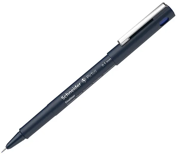 Liner Schneider Pictus - 0.1 mm, albastru