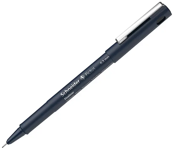 Liner Schneider Pictus - 0.3 mm, negru