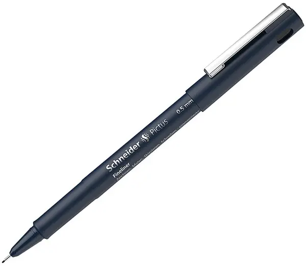Liner Schneider Pictus - 0.5 mm, negru