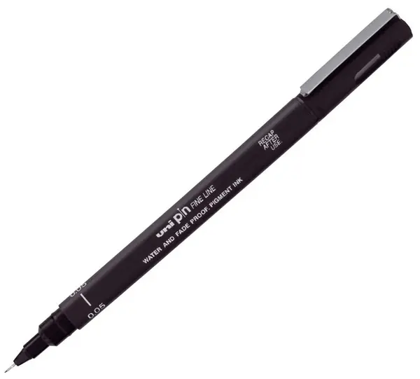 Liner Uniball Pin Fine – Negru, 0.01 mm