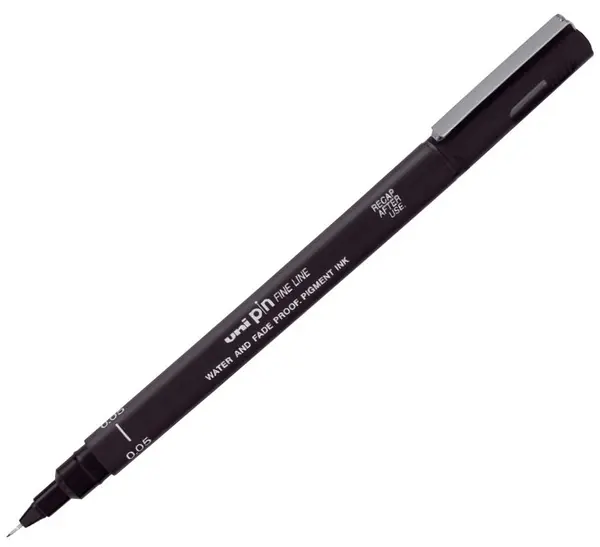 Liner Uniball Pin Fine – Negru, 0.05 mm