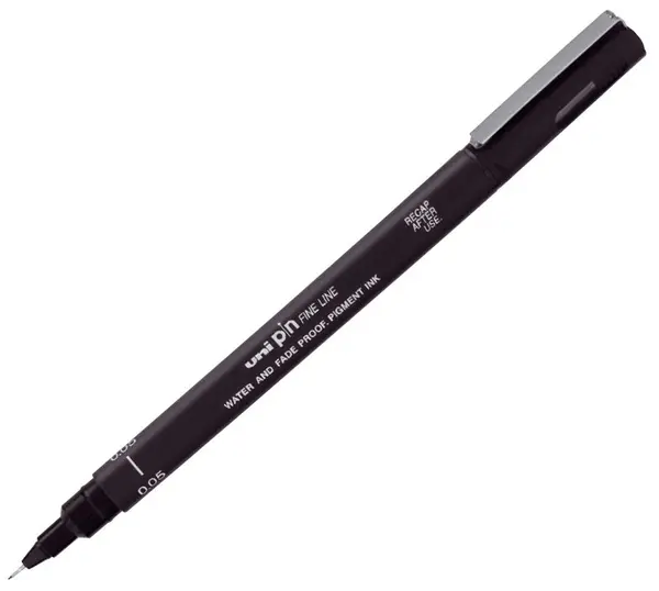 Liner Uniball Pin Fine – Negru, 0.05 mm