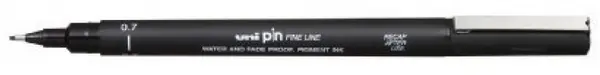 Liner Uniball Pin Fine – Negru, 0.7 mm