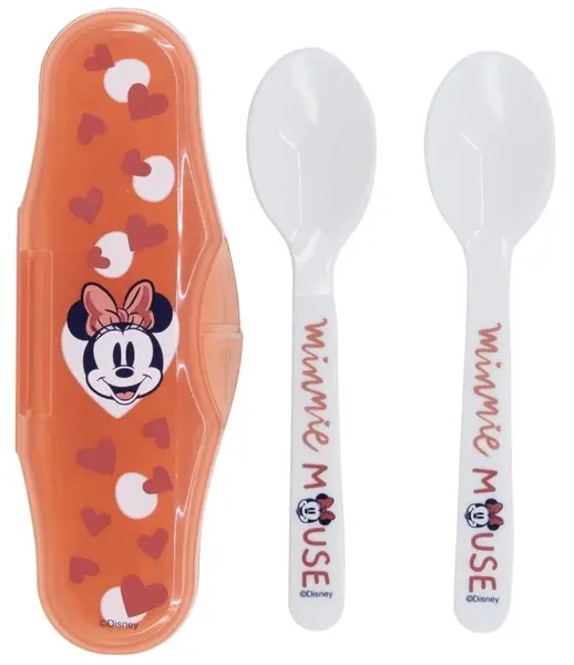 Linguri din polipropilenă într-o cutie Stor - Minnie Mouse Heart Full, 2 buc