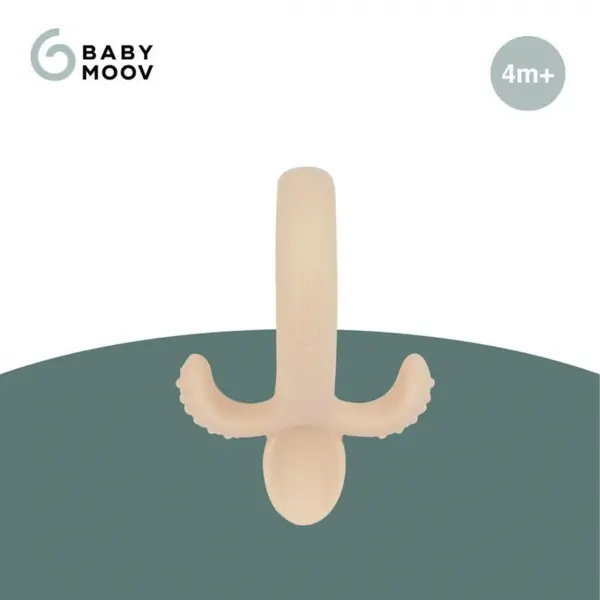Lingurita bebe 2 in 1 din silicon Babymoov pentru diversificare si dentitie