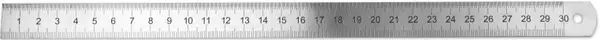 Linie din oțel inoxidabil Artesania Latina, 300 x 19 x 1 mm