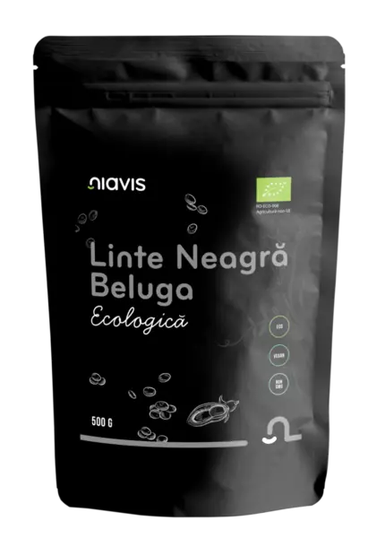 Linte neagra Beluga, 500g, Niavis