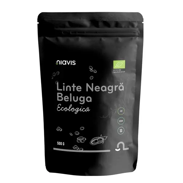 Linte Neagra Beluga Bio 500g, Niavis
