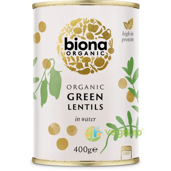 Linte Verde in Doza Ecologica/Bio 400g