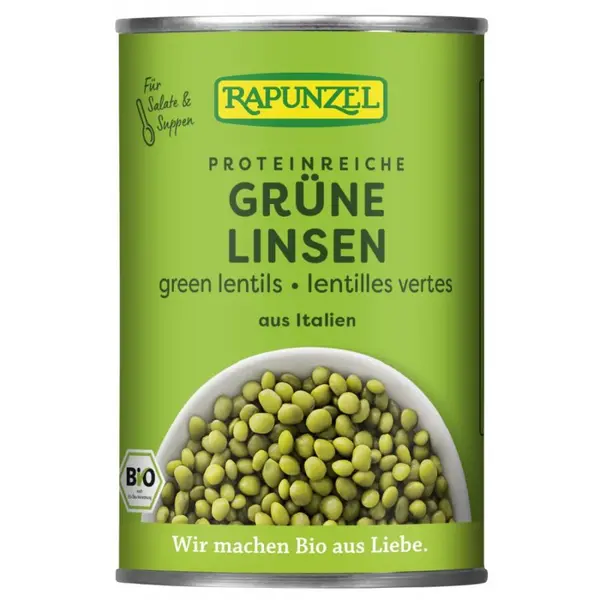 Linte verde la conserva, eco - 400 g