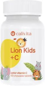 Lion Kids C CaliVita (90 tablete masticabile) Vitamina C pentru copii