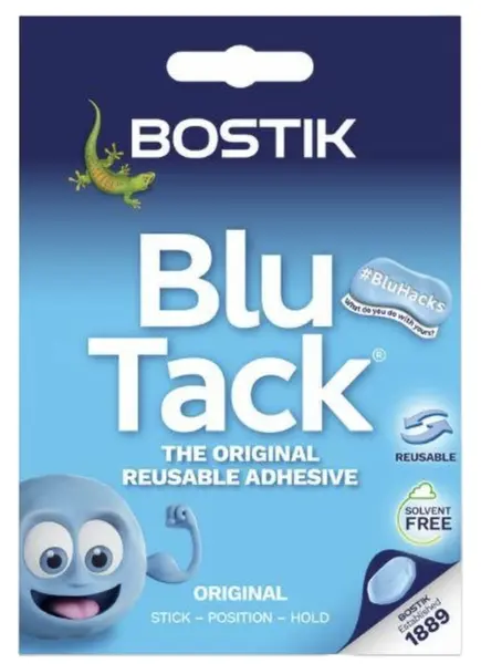 Lipici reutilizabil Bostik - Albastru, 45 g