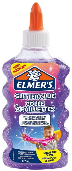 Lipici stralucitor Elmer's Glitter Glue - 177 ml, violet