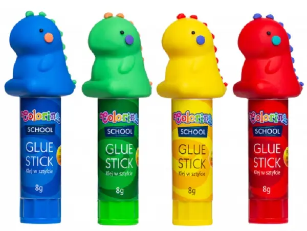 Lipici uscat Colorino - Dinosaurs PVP, 8 g, sortiment
