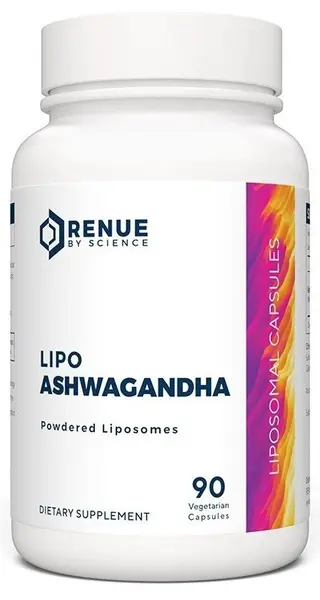 Lipo Ashwagandha, 200 mg, 90 capsule, Renue By Science