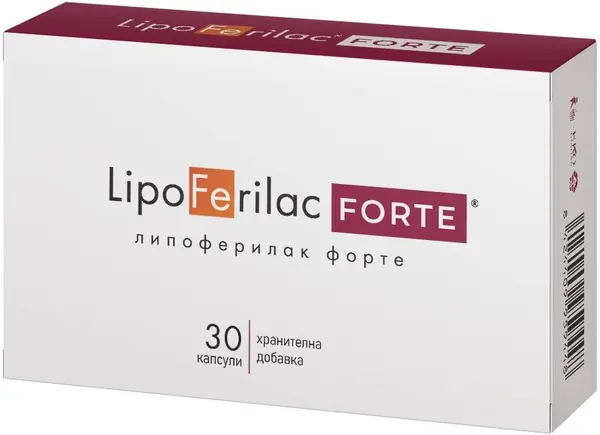 Lipoferilac Forte, 30 capsule, Naturpharma