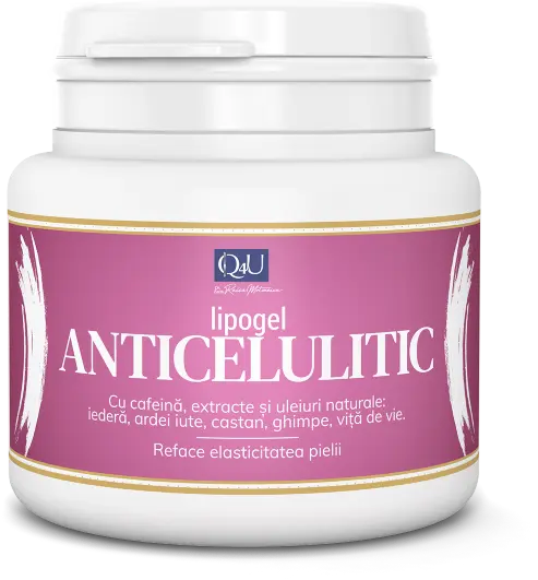 Lipogel anticelulitic Q4U, 500ml, Tis Farmaceutic