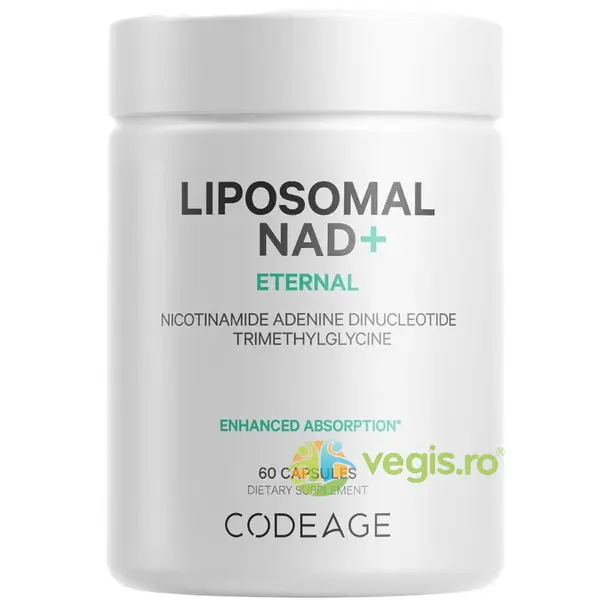 Liposomal Nad+ Eternal, Nicotinamide Adenine Dinucleotide Trimethylglycine 60cps