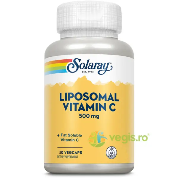 Liposomal Vitamin C (Vitamina C Lipozomala) 500mg 30cps Secom,