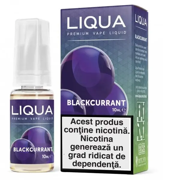 Liqua Elements 10ml - Blackcurrant-12mg