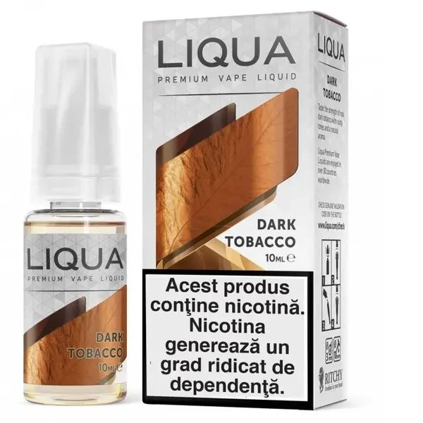 Liqua Elements 10ml - Dark Tobacco-18mg*