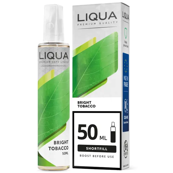 Liqua Shortfill 50ml - Bright Tobacco