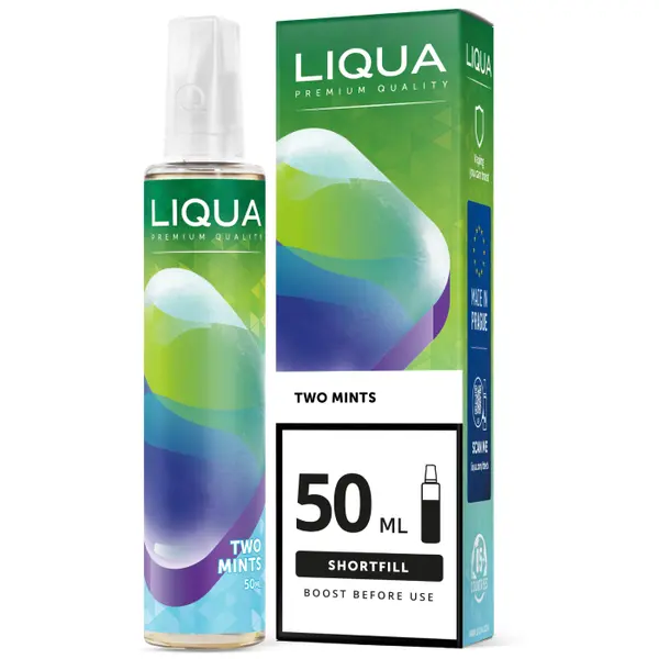 Liqua Shortfill 50ml - Two Mints