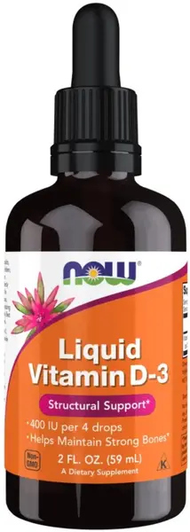 Liquid Vitamin D3, 59 ml, Now