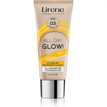 Lirene ALL DAY GLOW! machiaj lichid lucios pentru un efect de lunga durata