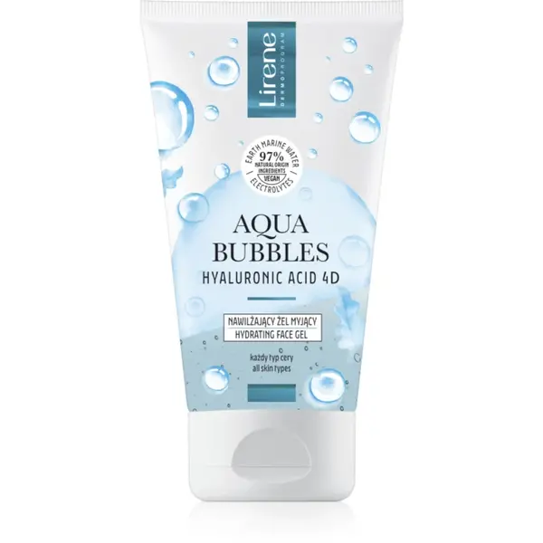 Lirene Aqua Bubbles gel de curatare hidratant 150 ml