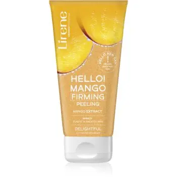 Lirene Hello! Mango gel de dus exfoliant pentru fermitate cu efect de nutritiv