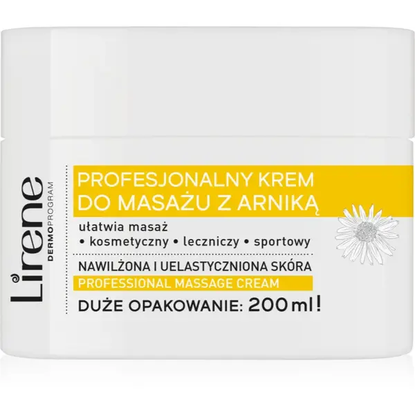 Lirene Massage Cream Arnica crema pentru masaj cu efect de hidratare 200 ml