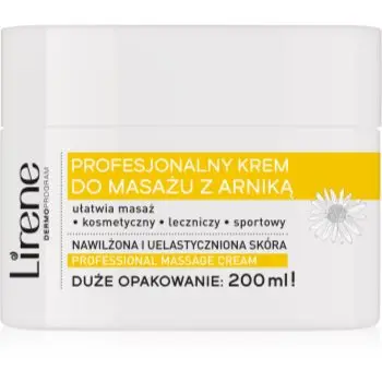 Lirene Massage Cream Arnica crema pentru masaj cu efect de hidratare
