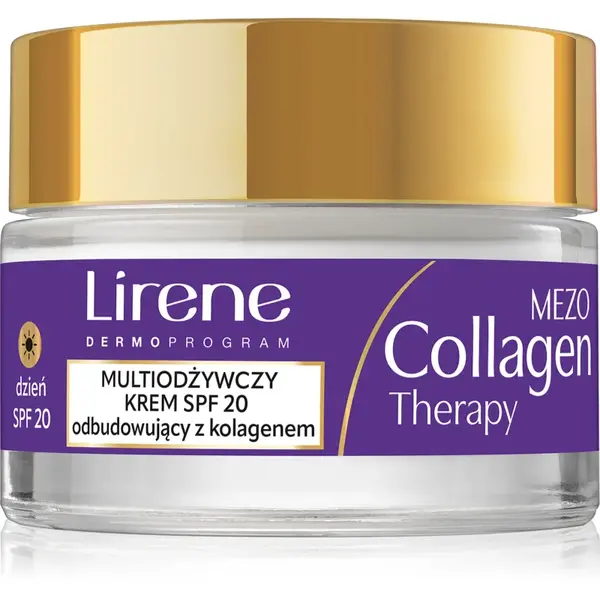 Lirene Mezo Collagen Therapy 70+ crema de zi cu efect de refacere pentru ten matur SPF 20 50 ml