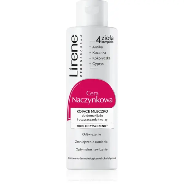 Lirene Redness Lapte demachiant nutritiv pentru față și ochi 200 ml
