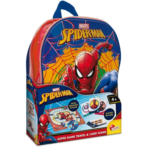 LISCIANI Joc LISCIANI Set jocuri cu ghiozdanel - Spiderman, Edu Class, Rosu, 4 ani+